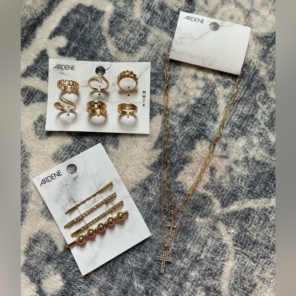 ARDENE 3 pack jewelry and hair accessories